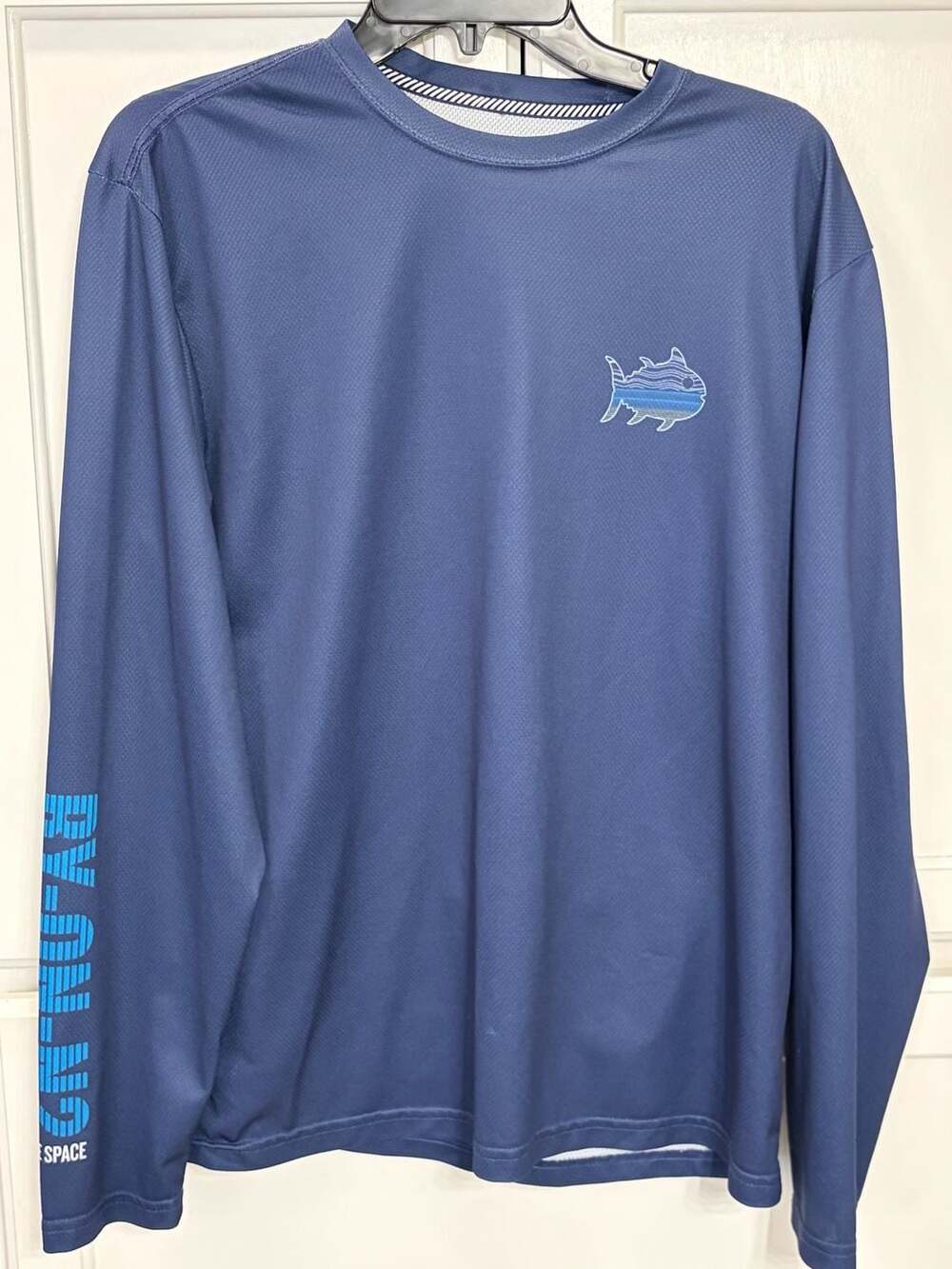 Southern Tide Men's Long Sleeve Performance Fishing Shirt Coastal Fishermen M